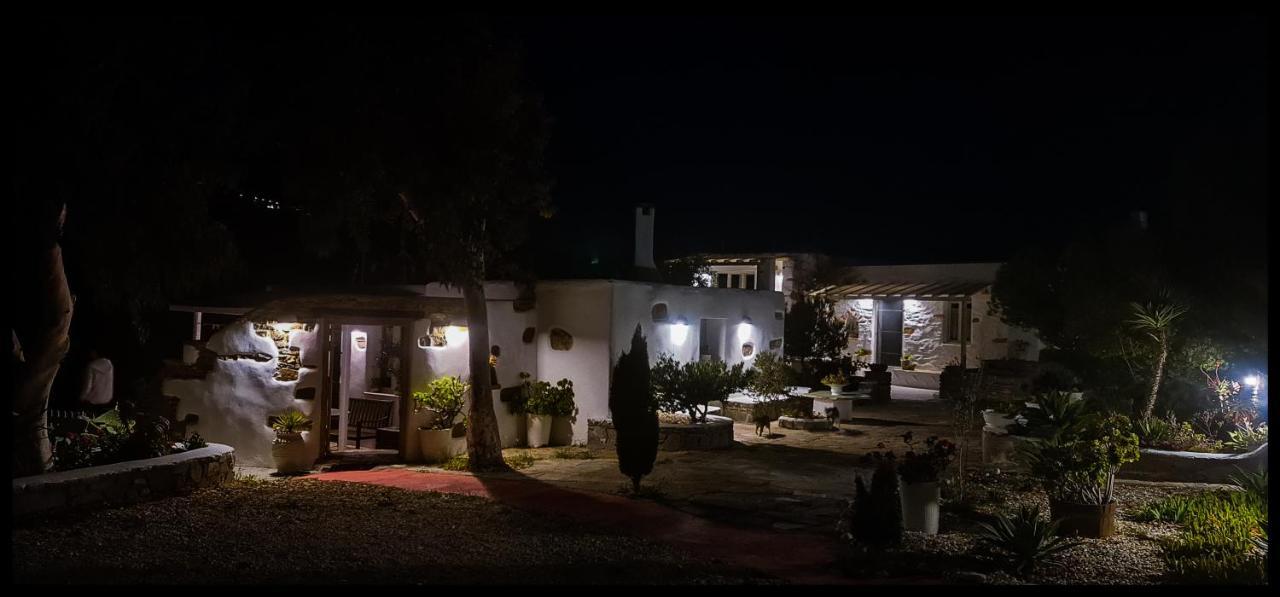 Romantic Sunset Cycladic House In Sotires Moni Christou Dasous Exterior foto